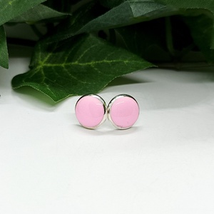 Pasztell színkavalkád műgyanta pötty fülbevalók - ékszer - fülbevaló - pötty fülbevaló - Meska.hu