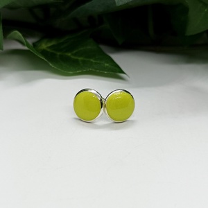 Pasztell színkavalkád műgyanta pötty fülbevalók - ékszer - fülbevaló - pötty fülbevaló - Meska.hu