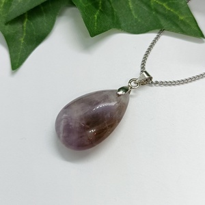 Ametiszt ásvány medálos nyaklánc, Ékszer, Nyaklánc, Medálos nyaklánc, Ékszerkészítés, MESKA