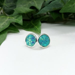 Téli színkavalkád pötty fülbevalók - ékszer - fülbevaló - pötty fülbevaló - Meska.hu