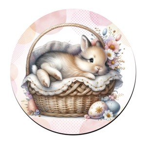 Kis lazulós húsvéti nyuszi mintás bögre alátét, , , MESKA