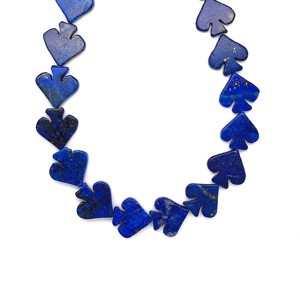 Lapis lazuli pikk 16-17x15-16mm, Kellékek & szerszámok, Ásvány alapanyag, Ásványfüzér, , MESKA