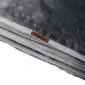 Dupla Fleece takaró oviba-táborba szürke - játék & sport - ovis felszerelés - ovis ágynemű - Meska.hu