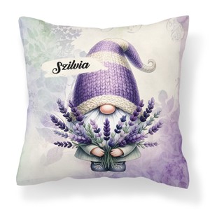 Névvel kérhető - Illatos Levendulás manó mintás párna, Otthon & Életmód, Lakástextil, Párna & Párnahuzat, Díszpárna (belsővel együtt), , MESKA