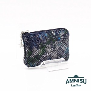 Sötétkék kígyómintás egy cipzáras kulcstartó - LIMITÁLT A6010, Táska & Tok, Kulcstartó & Táskadísz, Kulcstartó, , MESKA