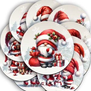 10 db karácsonyi manók alátét szett (#15), , , MESKA