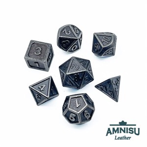 Ezüst fém kockaszett, Játék & Sport, Szerepjáték, , MESKA