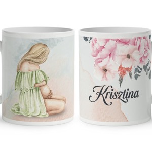 Kérd a neveddel - Szépséges Kismama mintás bögre, Otthon & Életmód, Konyhafelszerelés, tálalás, Tálalás, Bögre & Csésze, , MESKA