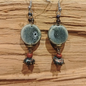 Lógós fülbevaló gyöngyökkel - ékszer - fülbevaló - lógó fülbevaló - Meska.hu Lógós fülbevaló gyöngyökkel - ékszer - fülbevaló - lógó fülbevaló - Meska.hu