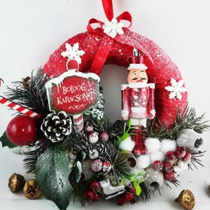 Alkotóművészet - tradícionális, diótörős, Karácsony, Karácsonyi lakásdekoráció, Karácsonyi ajtódíszek, , MESKA