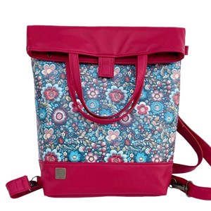 SuziartBag Piros virágos 3in1 táska, Táska & Tok, Kézitáska & válltáska, Válltáska, , MESKA