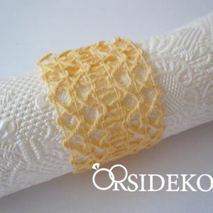 Szalvétagyűrű csipke fehér, Otthon & Életmód, Konyhafelszerelés, tálalás, Tálalás, Szalvétatartó, szalvétagyűrű, , MESKA