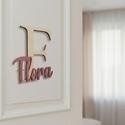 Egyedi fa névtábla  - személyre szabott gyerekszoba és babaszoba ajtódísz - Meska.hu