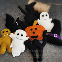 Halloween Dekoráció őszi Dekor Girland Természetes Anyagokból Gyapjúfilc Gyapjú Boszorkány Vámpír Mézi Tök Szellem Boszi - Meska.hu