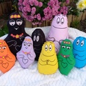 új barbapapa és családja ölelős figurák - Meska.hu