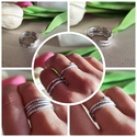 Duó Kézműves Gyűrűszett � Ragyogó, Variálható Unisex Design - Meska.hu