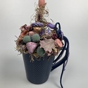 Hasaló Hanna bögréje - tartós virágdísz  - Meska.hu