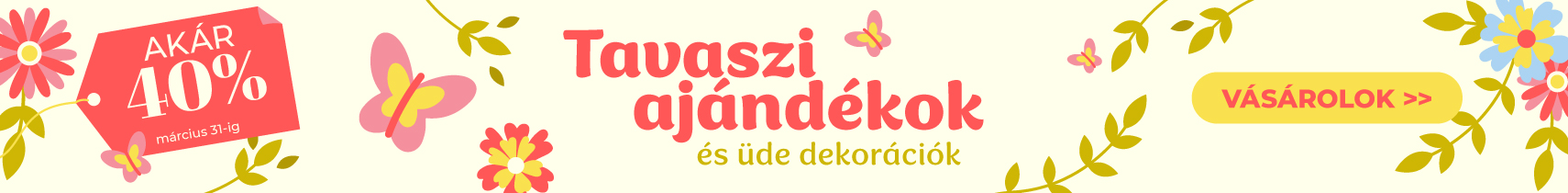 Tavasz árakció 2026